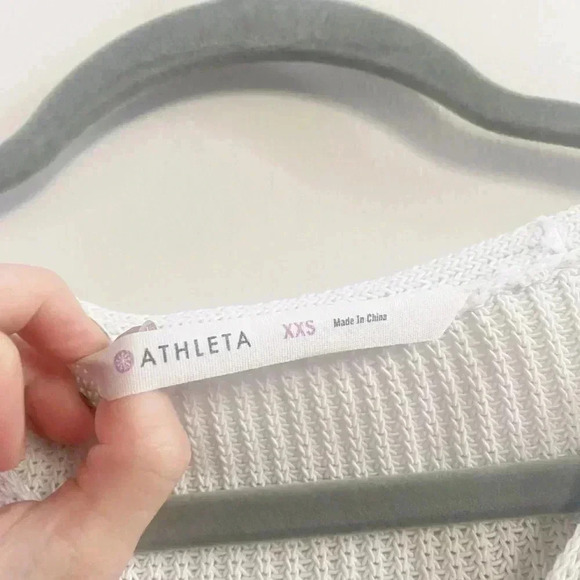 Athleta ribbed cotton sweater xxs - Picture 4 of 4